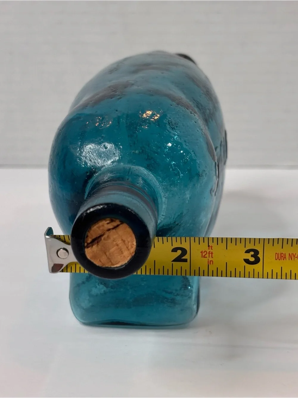 Vintage Suffolk Bitters Blue Pig Form Bottle - Picture 12 of 13